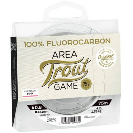 Valas Lucky John Fluorocarbon Area Trout Game Pink 75 m
