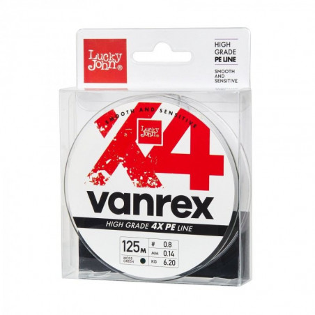 Valas pintas Lucky John Vanrex X4 Moss Green 125 m
