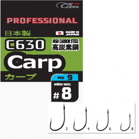 Kabliukai Cobra Pro Carp C630