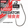 Kabliukai Lucky John Predator LJH532