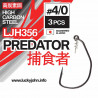 Kabliukai ofsetiniai Lucky John Predator LJH356