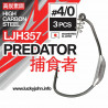 Kabliukai ofsetiniai Lucky John Predator LJH357
