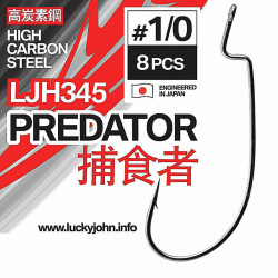 Kabliukai ofsetiniai Lucky John Predator LJH345