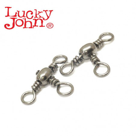 Suktukas trišakis Lucky John Pro Crossline Swivel