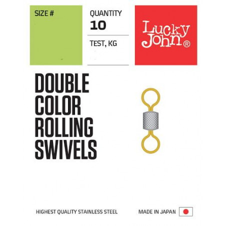 Suktukas Lucky John Double Color ROLLING SWIVELS