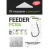 Kabliukai su pavadėliu Feeder Concept FC104 70 cm