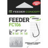 Kabliukai su pavadėliu Feeder Concept FC106 70 cm