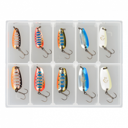 Blizgių rinkinys Savage Gear Nails Micro Spoon Kit 1 10vnt