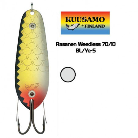 Blizgė KUUSAMO RASANEN Weedless 7cm, 10g