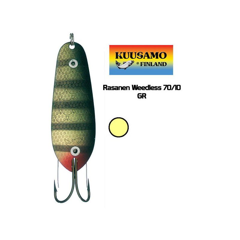 Blizgė KUUSAMO RASANEN Weedless 7cm, 10g