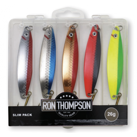 Blizgių rinkinys Ron Thompson Slim Pack 3 9cm, 32g 5vnt