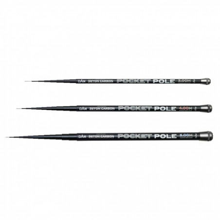 Meškerė DAM TC36 Carbon Tele Pocket Pole 4.00-5.00m