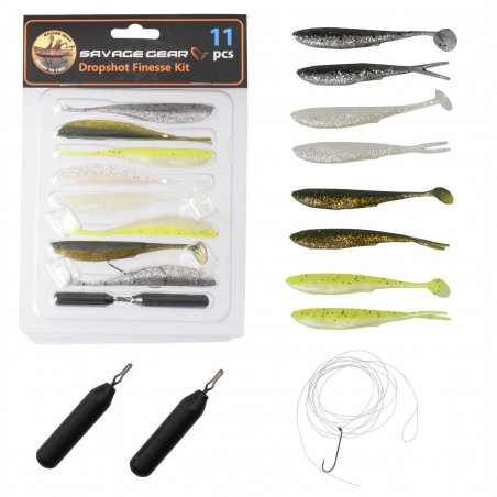 Rinkinys Savage Gear Finezze Dropshot Kit 11pcs