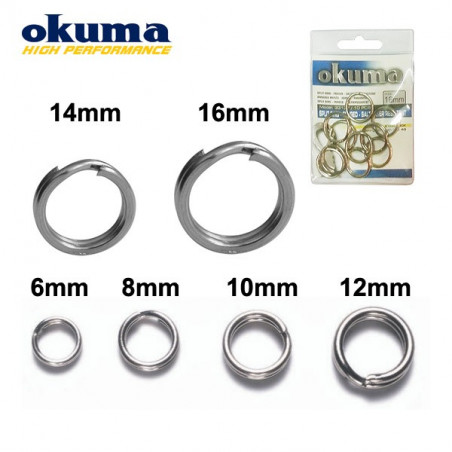 Okuma Split Ring Saltwater žiedeliai