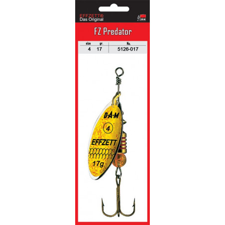 Sukriukė DAM FZ PREDATOR Yellow Glitter 3-17g