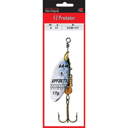 Sukriukė DAM FZ PREDATOR Silver Glitter 3-17g