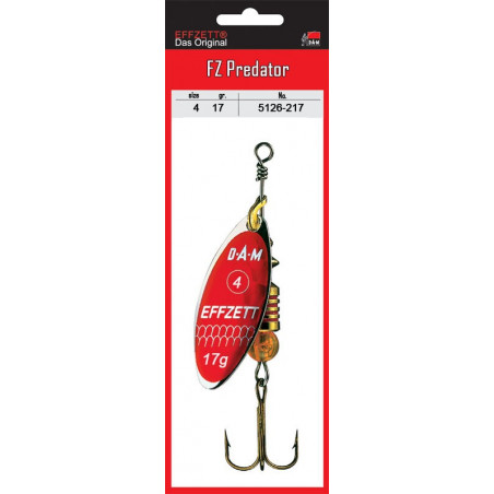 Sukriukė DAM FZ PREDATOR Red Glitter 3-17g