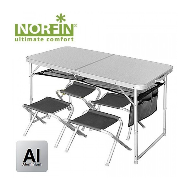 Stalas su kėdėmis Norfin Runn