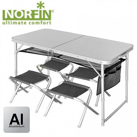 Stalas su kėdėmis Norfin Runn