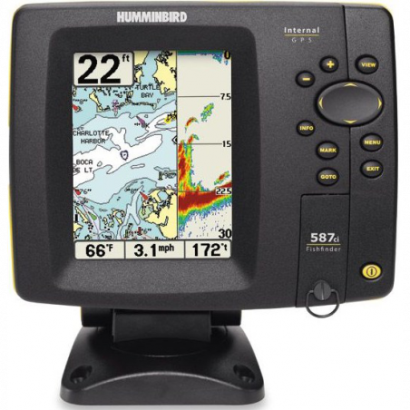 Echolotas Humminbird 587CXi 2-jų spindulių su GPS