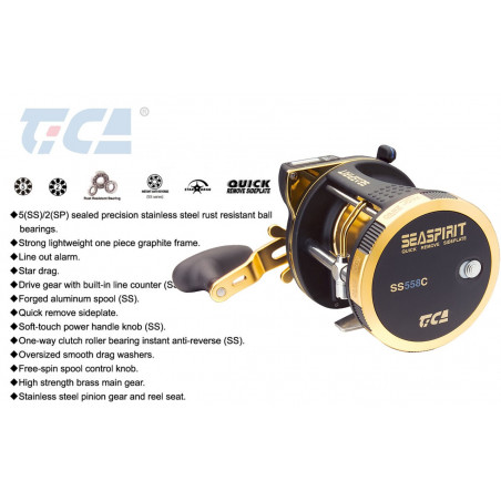 Ritė TiCA SP558R/C 5+1BB + linecounter