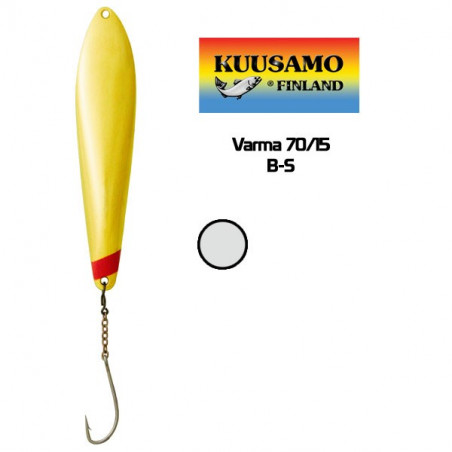 Žieminė blizgutė Kuusamo Varma 70mm 15g