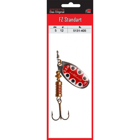 Blizgė DAM FZ Standart Spinner Silver B. Dot