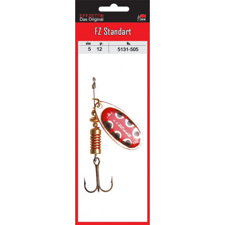 Blizgė DAM FZ Standart Spinner Copper B. Dot