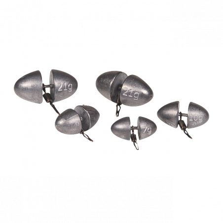 Svareliai DAM FZ Rolling Dropshot Lead 5vnt 10-28g