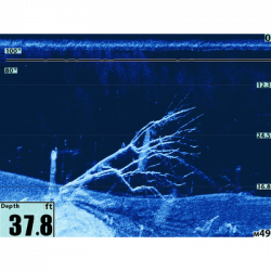 Echolotas Humminbird FishFinder 596cx 2-jų spindulių su HD DI vaizdu