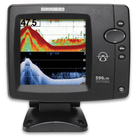 Echolotas Humminbird FishFinder 596cx 2-jų spindulių su HD DI vaizdu