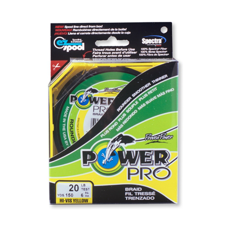 Valas pintas Power Pro 135 m. geltonas