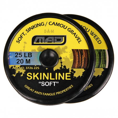 Valas MAD Skinline Soft Camou Gravel 20m 25lb
