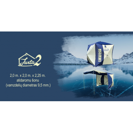 Žieminė palapinė - kubas Luxfish Jurta 1 180 x 180 x 205 cm