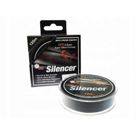 Pintas valas SG HD8 Silencer Braid 120m žalias