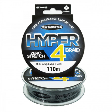Pintas valas R.T. Hyper 4-Braid 110m pilkas