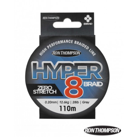Pintas valas R.T. Hyper 4-Braid 110m pilkas
