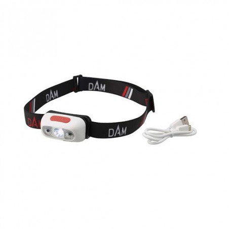 Prožektorius DAM USB Chargable Sensor Headlamp